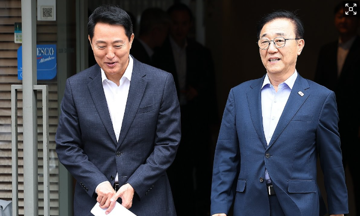 [사설] 오세훈·김윤덕 대화, 각 분야 협치 모델로 자리잡아야