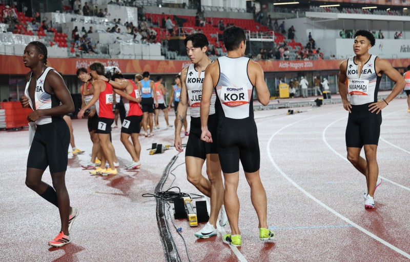 ‘배턴 터치 실격’ 남자 400m<b>계주</b>, 극적 결선행… “항소 인용”