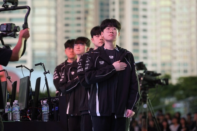 2026 아이치·나고야 아시안게임 e스포츠 LoL 국가대표팀. 한국e스포츠협회 제공