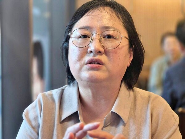 ▲고  양회동 민주노총 건설노조 강원건설지부 3지대장의 아내 김선희 씨.사진=김예리 기자