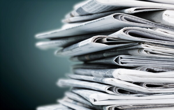 ▲종이 신문. Gettyimages.