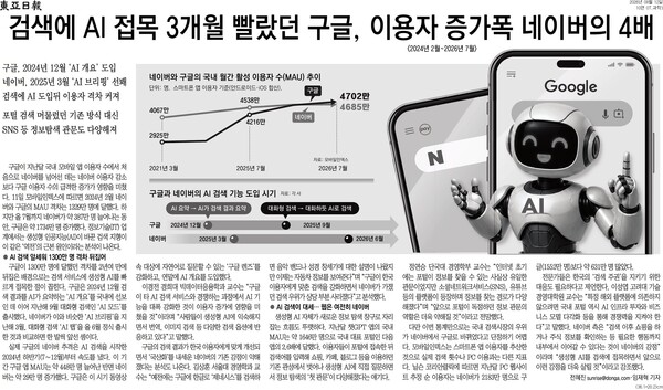 ▲동아일보 12일자 10면 기사. 