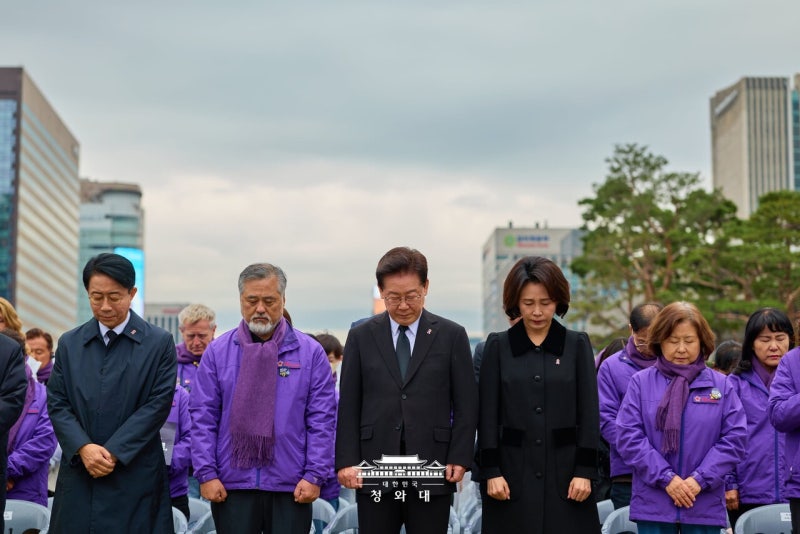 "그날, 국가는 없었다" 李대통령, <b>이태원참사 4주기</b> 기억식 참석