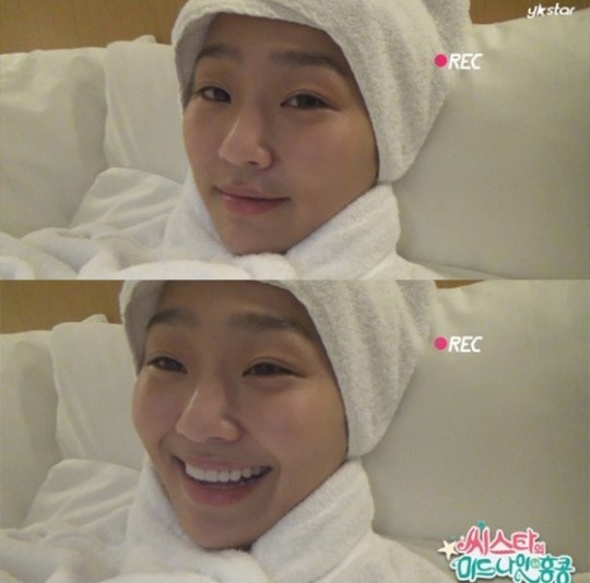 <b>씨스타 효린</b>, 샤워가운 입은 채 <b>민낯</b> 과시 "청순해"