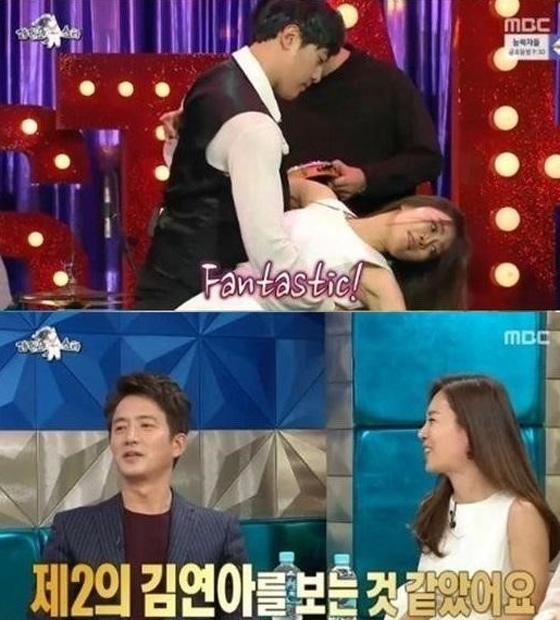 '라디오스타' 정준호, <b>문정희</b> 살사춤 보더니 "제2의 김연아"