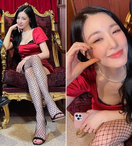 Instagram post of Tiffany Young on March 11th, taken with Jae Jae.