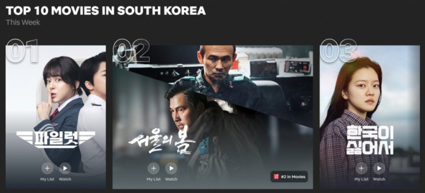 넷플릭스 공식 톱10 사이트 'TUDUM'/사진제공=넷플릭스