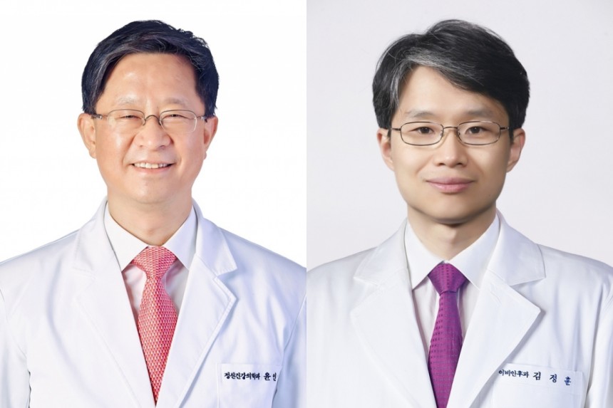 (사진 왼쪽부터) 분당서울대병원 정신건강의학과 윤인영 교수,이비인후과 김정훈 교수./사진=분당서울대병원