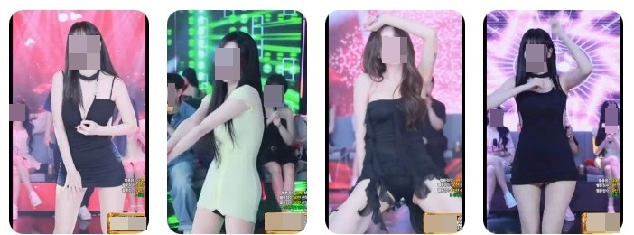 SOOP에서 8일 별도의 성인 인증 절차 없이 검색된 엑셀방송 관련 영상들./사진=SOOP 캡처