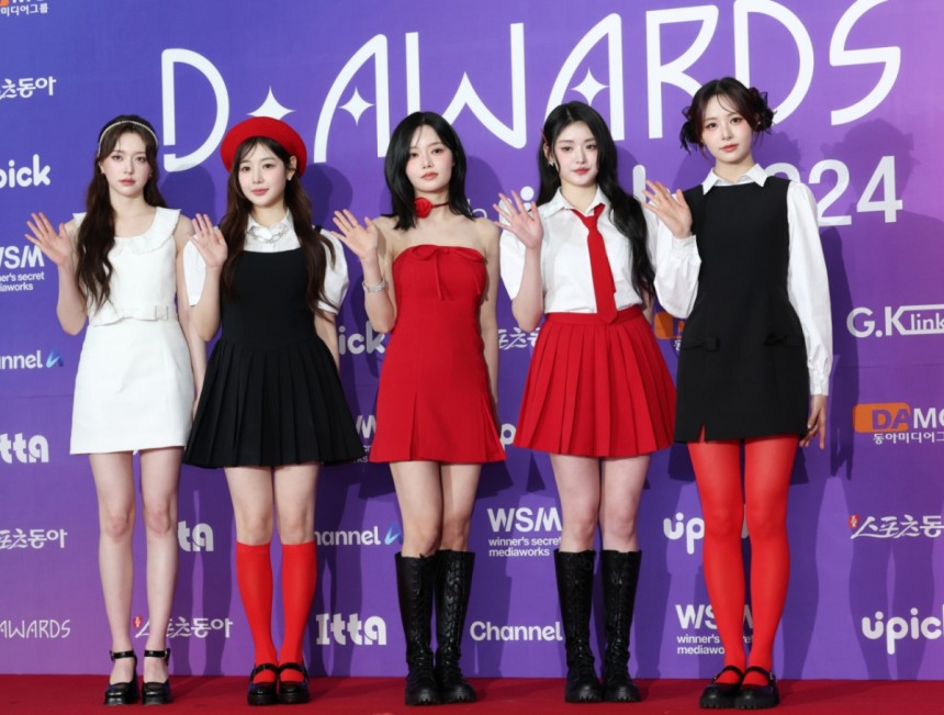 5인조 그룹으로 재정비한 뒤 활발히 활동 중인 그룹 피프티피프티.문샤넬(왼쪽부터),<a href=
