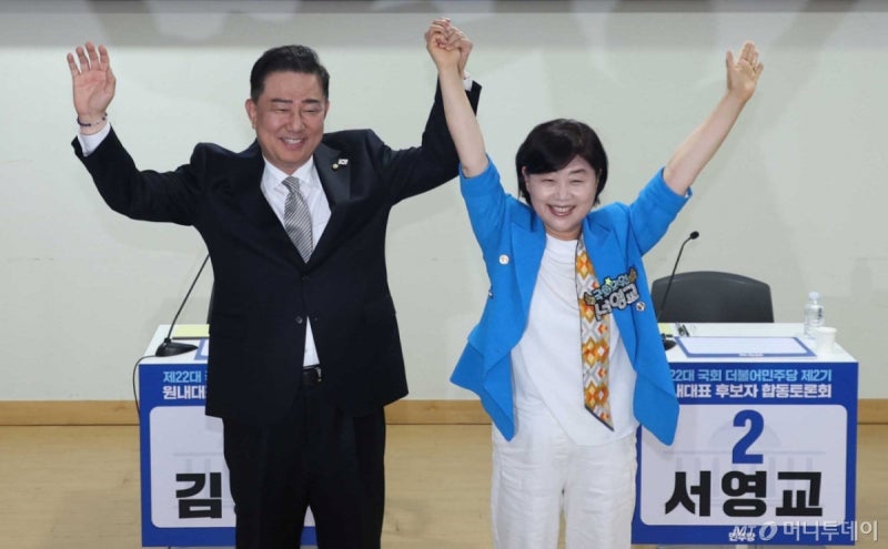 "<b>내란</b> 완전 <b>종식</b>" 한 목소리 낸 <b>김병기</b>·<b>서영교</b>…與원내대표 선거 토론...