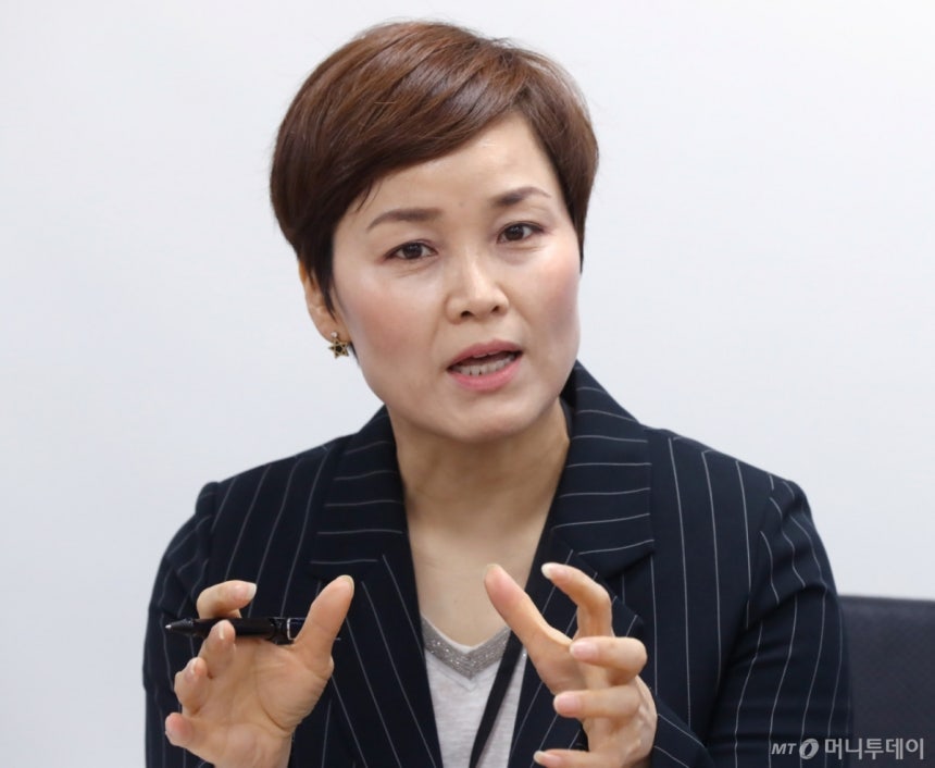 14일 민주당 영입인재 임오경 감독 인터뷰 /사진=홍봉진기자 honggga@