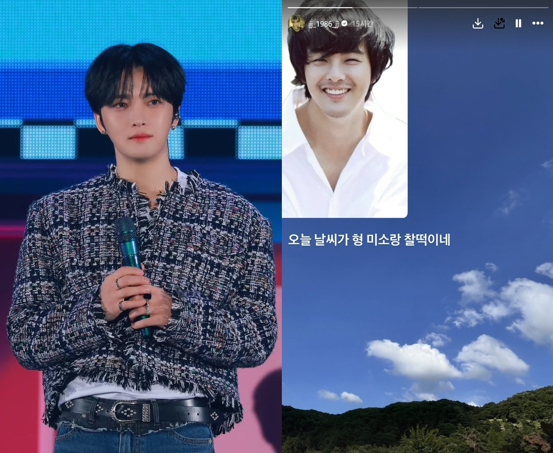 <b>박용하</b> 사망 <b>15주기</b>…묘소 찾은 김재중 "여전히 실감 안 나"