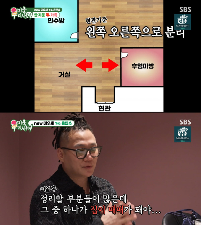 '<b>이혼</b>' <b>윤민수</b>, 아직 전처와 한집살이…"집 팔려야 정리 가능"