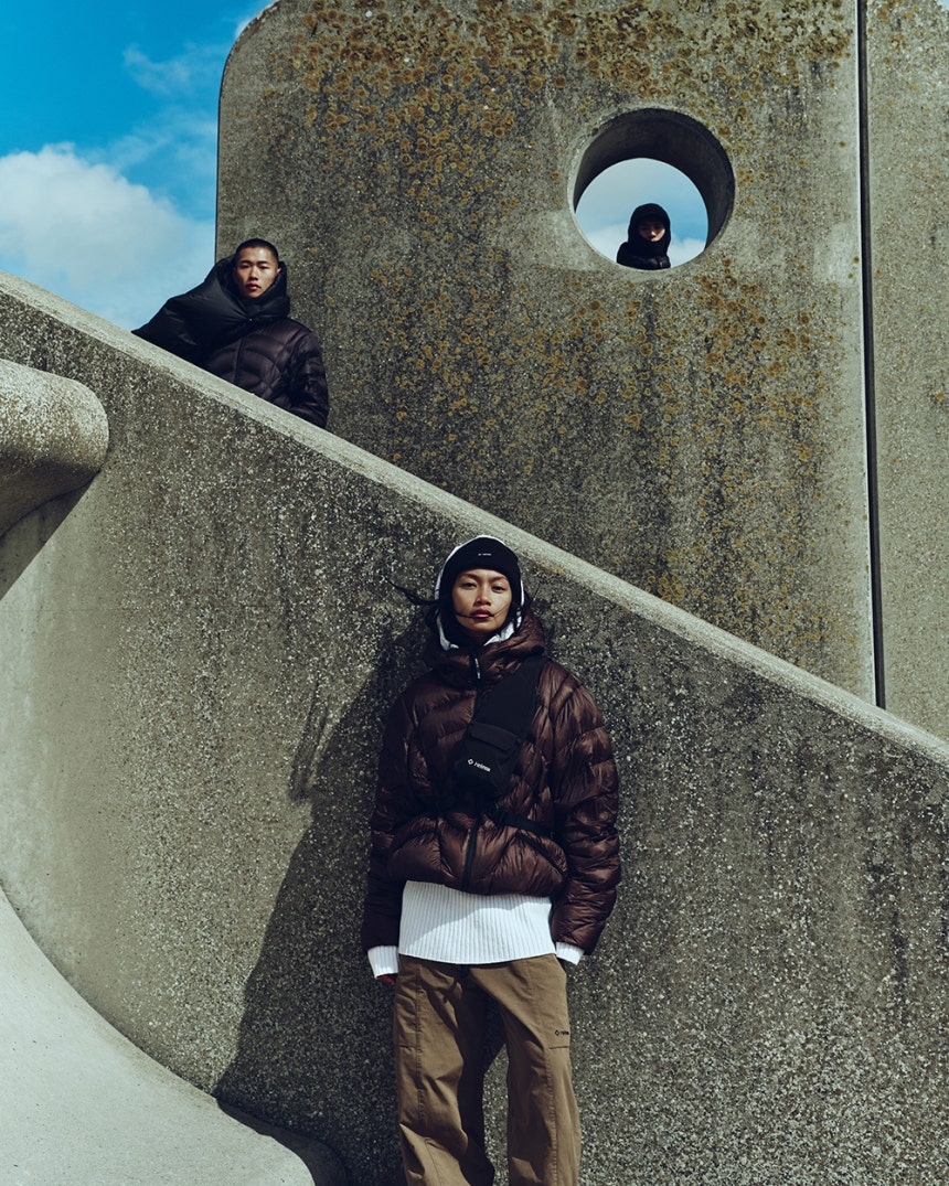 원본보기  헬리녹스 웨어 25FW 캠페인 컷/사진=코오롱FnC