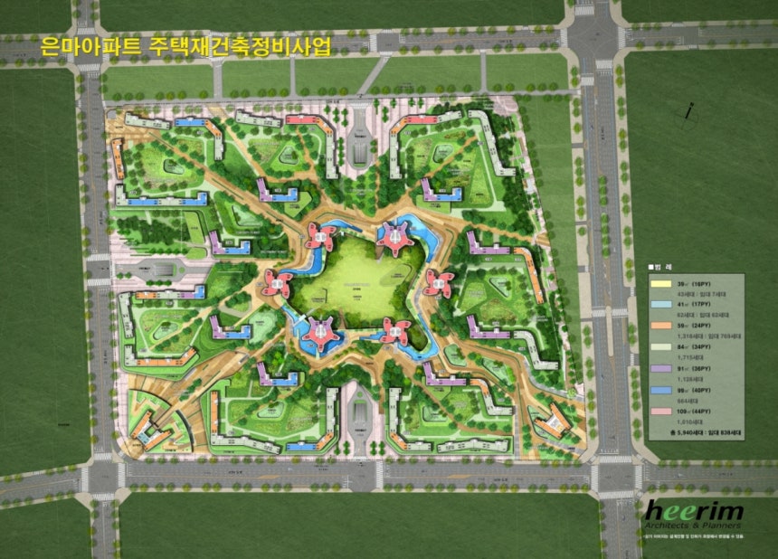 은마아파트 배치도 / 사진=서울시 정비사업 정보몽땅