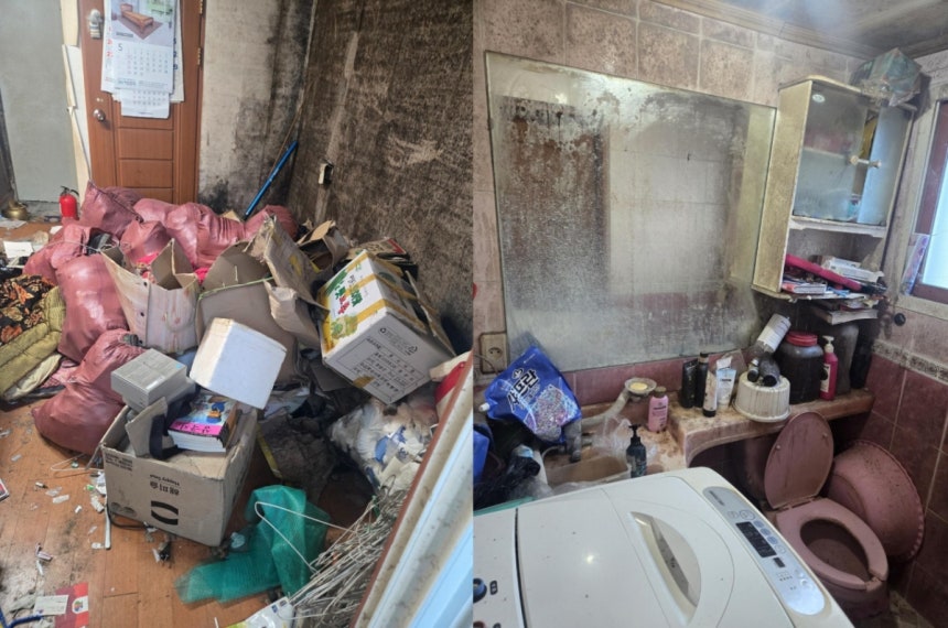 원룸 세입자가 방을 쓰레기장으로 만들어 놓고 떠났다는 사연이 전해졌다. /사진=보배드림 갈무리