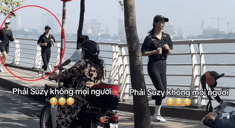 [영상] <b>수지 김선호</b>, 베트남서 포착…"동반 <b>러닝</b> 중?" 팬들 '깜짝'