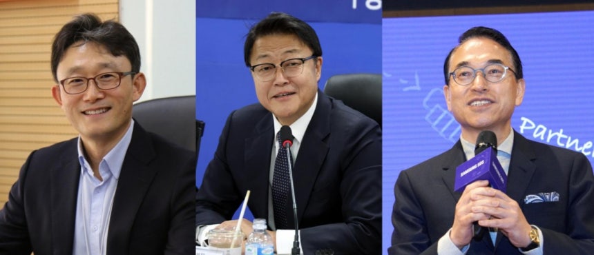 박윤영 전 KT기업부문장(사장),주형철 전 SK커뮤니케이션즈 대표,홍원표 전 SK쉴더스 대표(왼쪽부터)/사진=머니투데이 DB