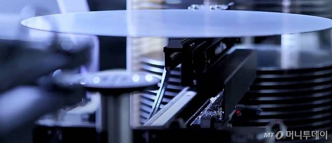 SK실트론이 생산한 반도체 실리콘 웨이퍼./사진=머니투데이 DB