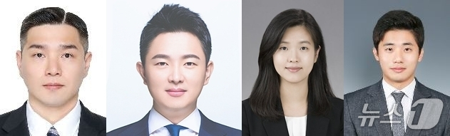 고위공직자범죄수사처는 검사 4명을 신규 임용해 지난 2021년 출범 이후 처음으로 검사정원 25명을 모두 채웠다고 19일 밝혔다.사진은 왼쪽부터 노홍섭 경감,김준환 변호사,정수진 공수처 수사관,이재영 변호사.