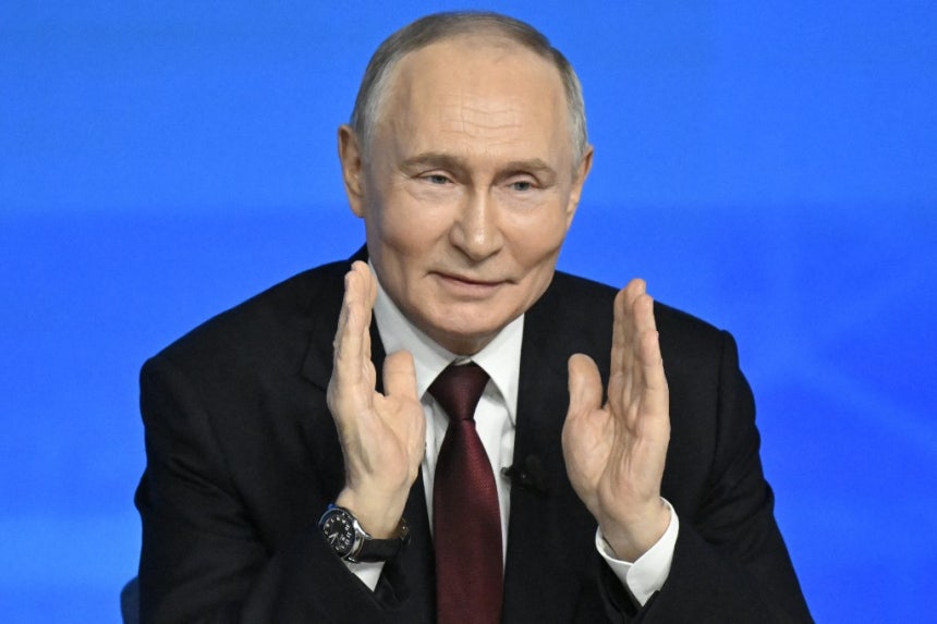 블라디미르 푸틴 러시아 대통령/AFPBBNews=뉴스1