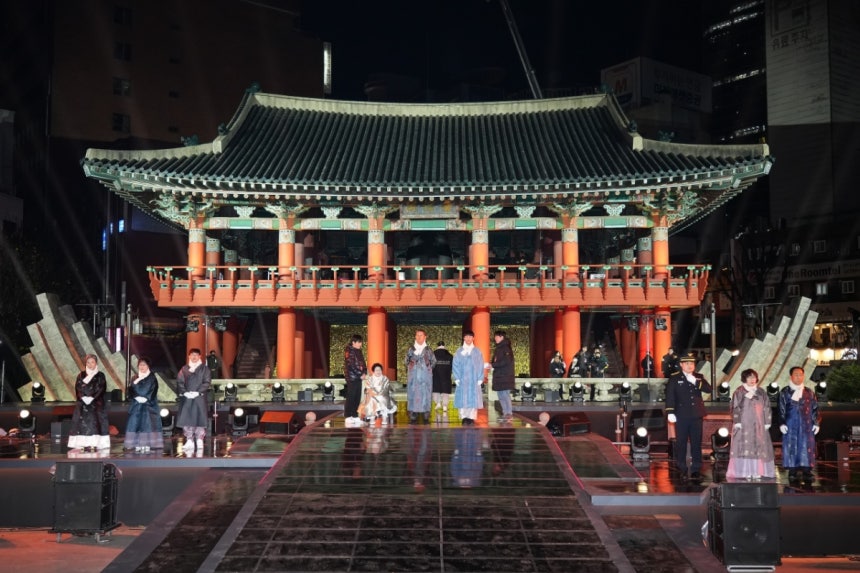 지난해 보신각에서 열린 '제야의 종 타종행사' 현장./ 사진 = 서울시 제공