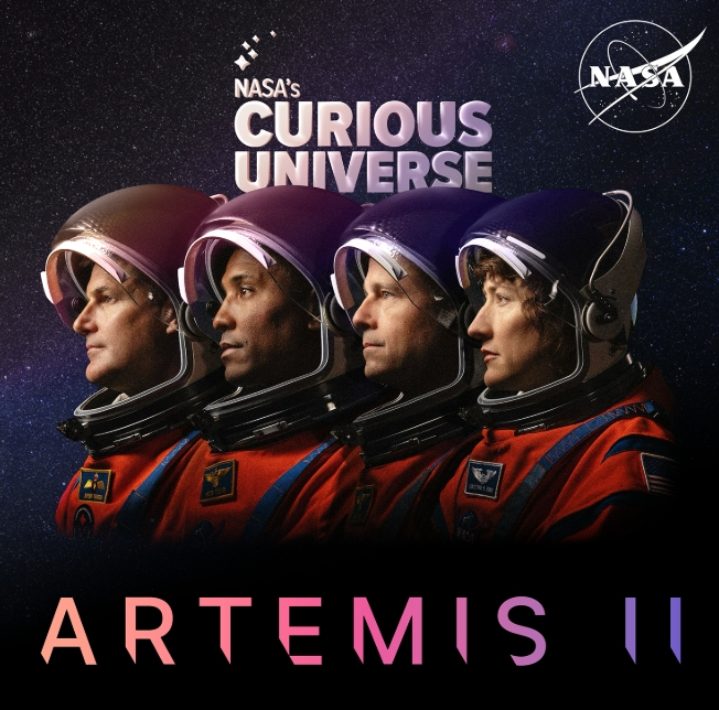 NASA가 지난 6일(현지 시간) 공개한 아르테미스 2호(Artemis Ⅱ) 관련 팟캐스트 시리즈물 /사진=NASA