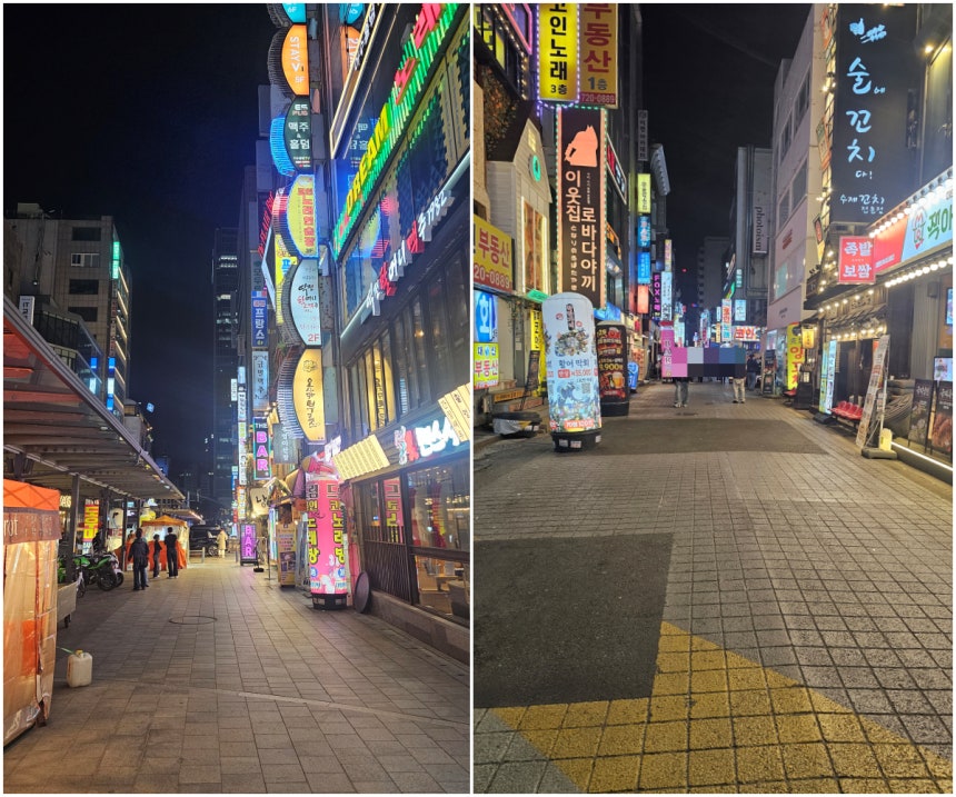 밤 9시쯤에도 한산한 종각 '젊음의 거리'. 문을 닫은 식당들이 눈에 띄었고 술집 내부는 비교적 한산한 모습이었다. /사진=정진우 기자