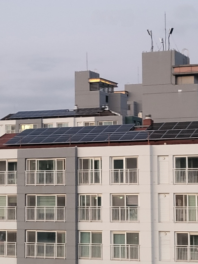 와이시티 아파트 옥상 태양광/사진제공=경기도