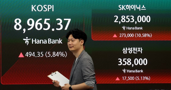 美 마이크론발 훈풍에 삼전닉스 훨훨…삼성·SK그룹주도 '방긋'