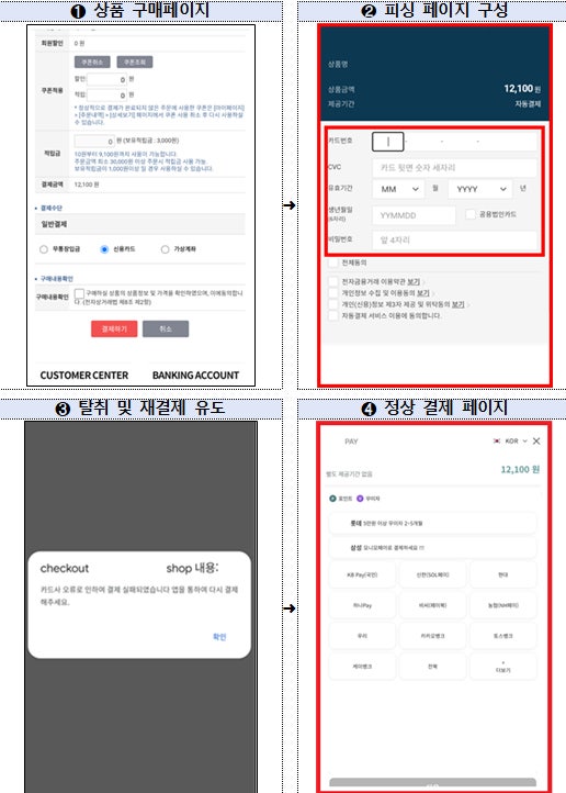 결제창에 카드 비밀번호 전체 입력?...'<b>피싱</b>' 소비자경보 발령