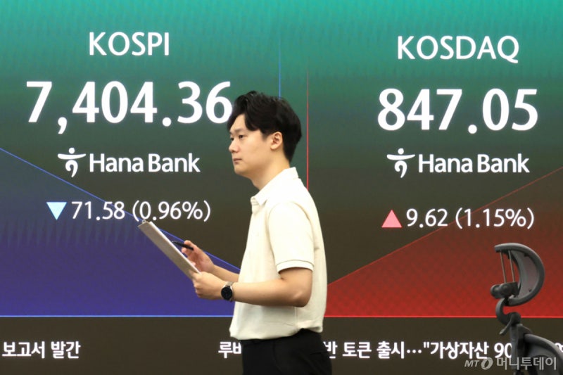 맥 못 추는 삼전닉스, 7천피 '와르르'…외인·기관 무섭게 팔아 치운다