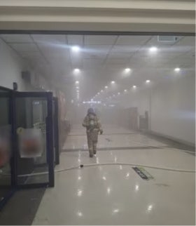 "불이야" <b>아주</b>대<b>병원</b> 환자 등 1500명 대피…지하 패스트푸드점서 화재