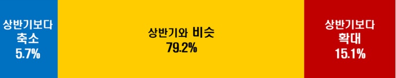 <b>대기업</b> 10곳 중 8곳 "<b>하반기</b>에도 상반기 <b>투자</b> 규모 유지"