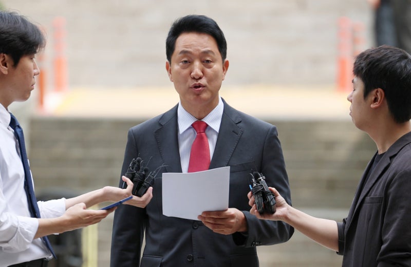 법원, 내일 '명태균 여론조사 대납' 오세훈 서울시장 1심 선고 중계 허가