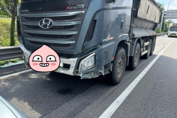 한쪽 손목을 잃은 채 화물차 기사로 일하는 40대 남성이 운전 중 수억원대의 페라리 차량을 들이받는 사고를 냈지만, 상대 차주가 선처해줬다며 고마움을 전했다. /사진=당근 카페 '자동차매니아'