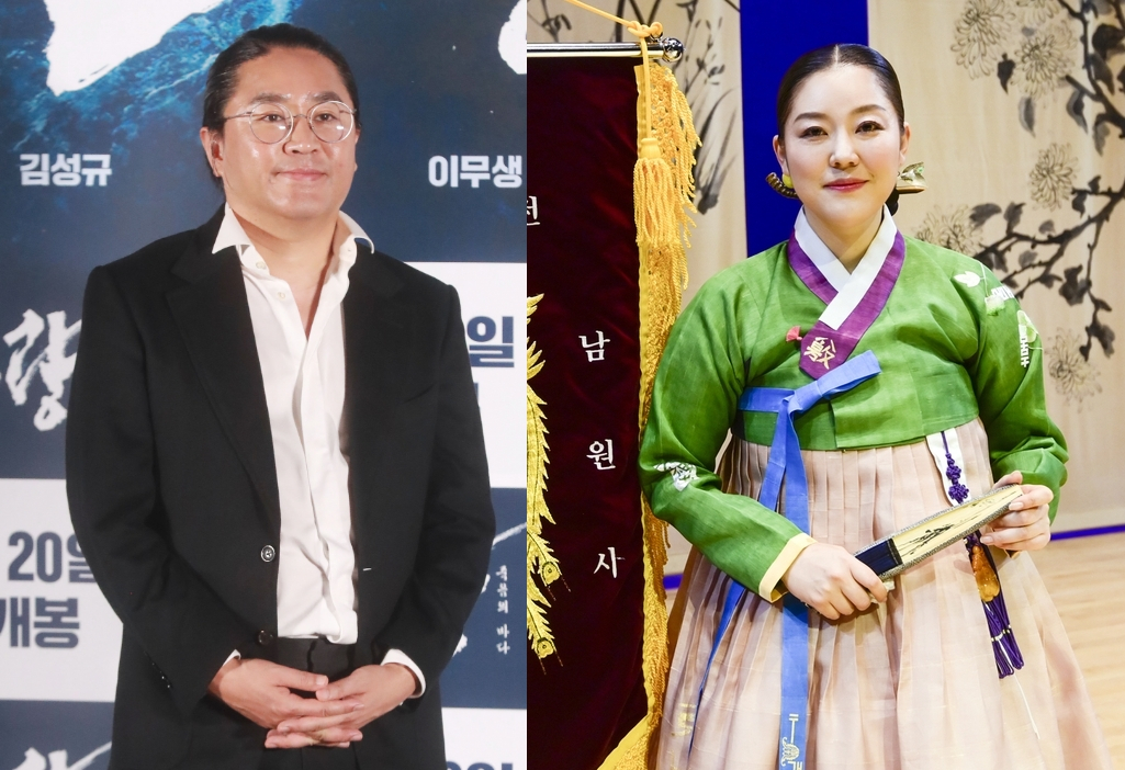 57세 '명량' <b>김한민</b> 감독, '15세 연하' 명창 <b>이소영</b>과 11월 <b>결혼</b>