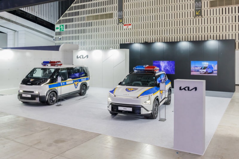 기아, <b>국제치안산업대전</b> 참가..'PV5 순찰차', 'EV5 순찰차' 전시