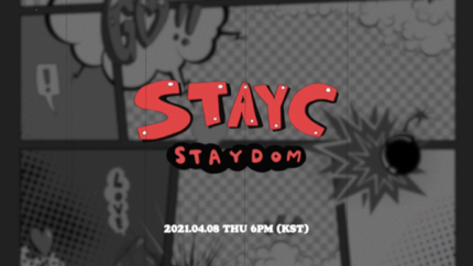 Photo of the poster of StayC comeback album released on April 8th