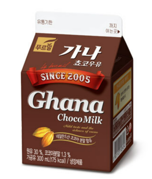 편의점에 없어 아쉬웠는데...가나초코 우유, 야쿠르트 아줌마가 판다