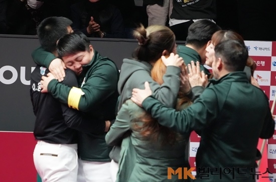 <b>하나카드</b>, ‘풀세트 접전’ 끝 SK렌터카에 역전승…파이널 전적 2승 1패 앞서