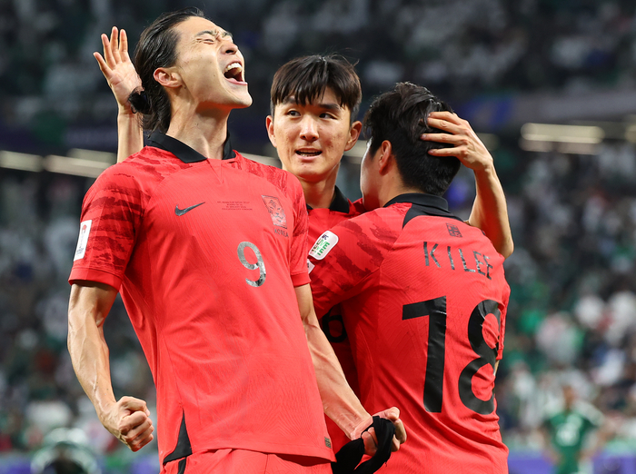 ‘<b>조규성</b> <b>극적</b> <b>동점골</b>’ 한국, 사우디와 연장 돌입