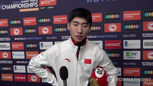 한국 쇼트트랙 간판 선수로 활약하다 중국으로 귀화한 린샤오쥔(28·임효준)이 2026 밀라나·코르티나담페초 동계올림픽에서 중국을 대표해 금메달을 따겠다는 강한 의지를 드러냈다. [사진출처 = 연합뉴스]