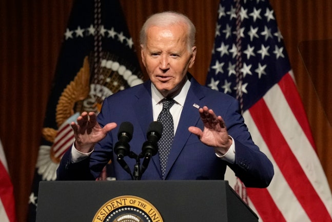 President Joe Biden delivers a speech at the Lyndon B. Johnson Presidential Library in Austin, Texas, commemorating the 60th anniversary of the Civil Rights Act. AP News