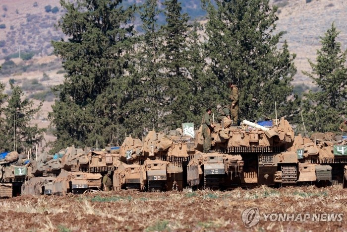<b>지상전</b> 돌입하나…<b>이스라엘</b>, <b>레바논</b> 접경지 봉쇄하고 거센 포격