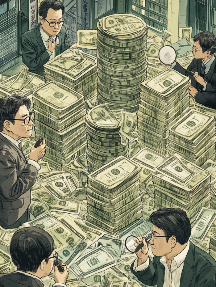은행사고를 키워드로 작성한 AI 이미지