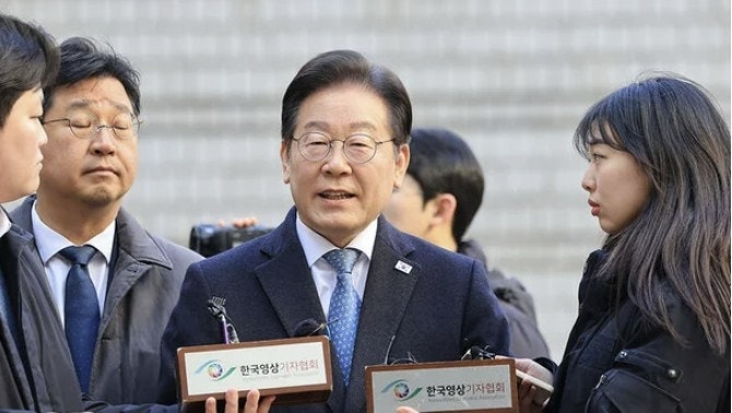 “법원이 잘 가려낼 것”…<b>이재명</b>, <b>선거법</b> 2심 결심공판 출석