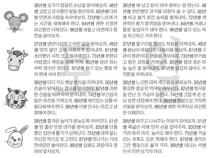 오늘의 운세 2025년 4월 12일 土(음력 3월 15일)·2025년 4월 13일 日(음력 3월 16일)