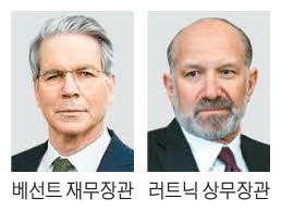 '관세 강경파' 러트닉 존재감 상실
